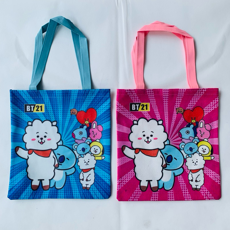 Totebag Tas Anak Tas Karakter Muslim BT21 tas anak mengaji