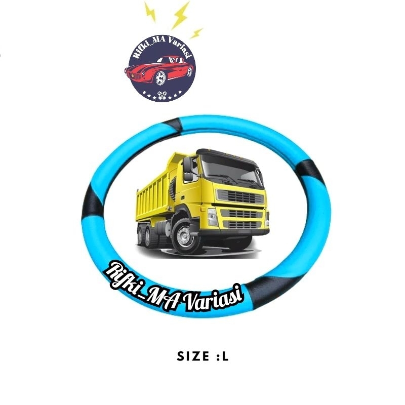 Sarung stir mobil truk Hino Dutro Hino 300 / Cover stir mobil truk Hino Dutro Dyna ht 130 lapis peli