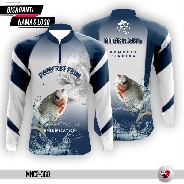Baju Jersey Mancing / Kaos Fishing / Baju Fishing Mania / Mancing Club FullPrint GRATIS NAMA & LOGO.