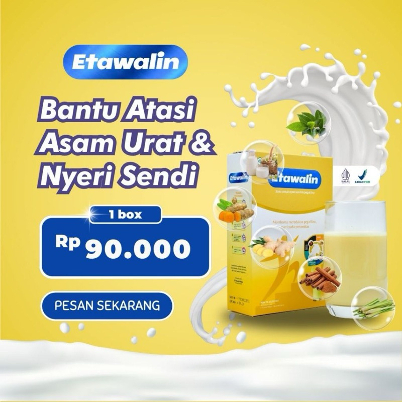 

ETAWALIN Susu Kambing Etawa ORIGINAL 100% - Untuk Asam Urat Rematik Nyeri Sendi