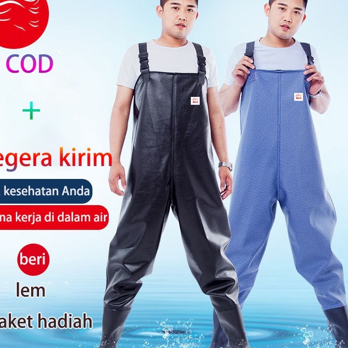 Ready Stok Sepatu Boot Karet Petani Sawah Panjang Celana boots anti keong wader Sepatu Karet Bot Air