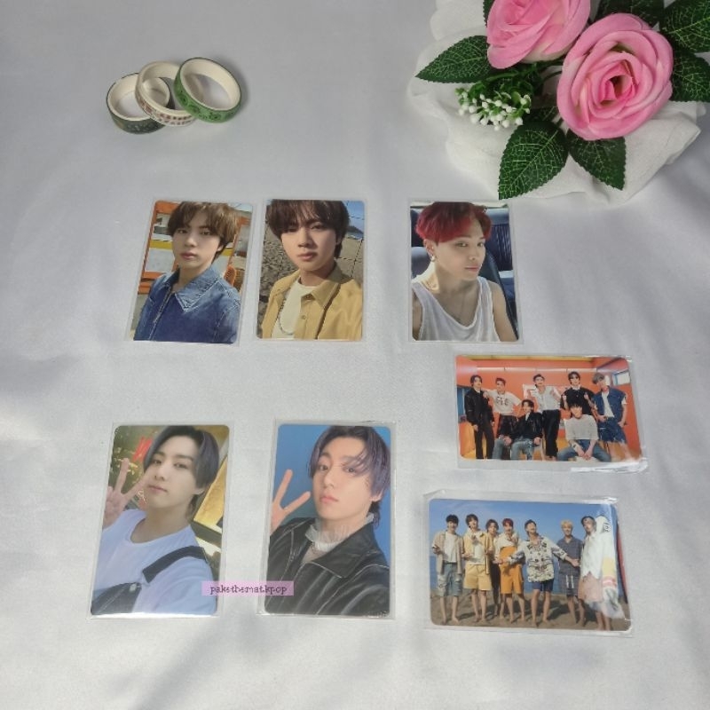 [Freebies PC Official] Photocard Official BTS Album Butter & POB Butter Jin Jimin Jungkook Group