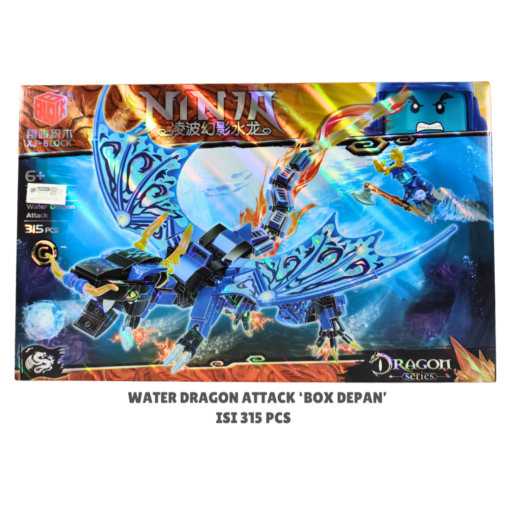 Mainan Balok Bricks Ninja Dragon Attack Chaobao