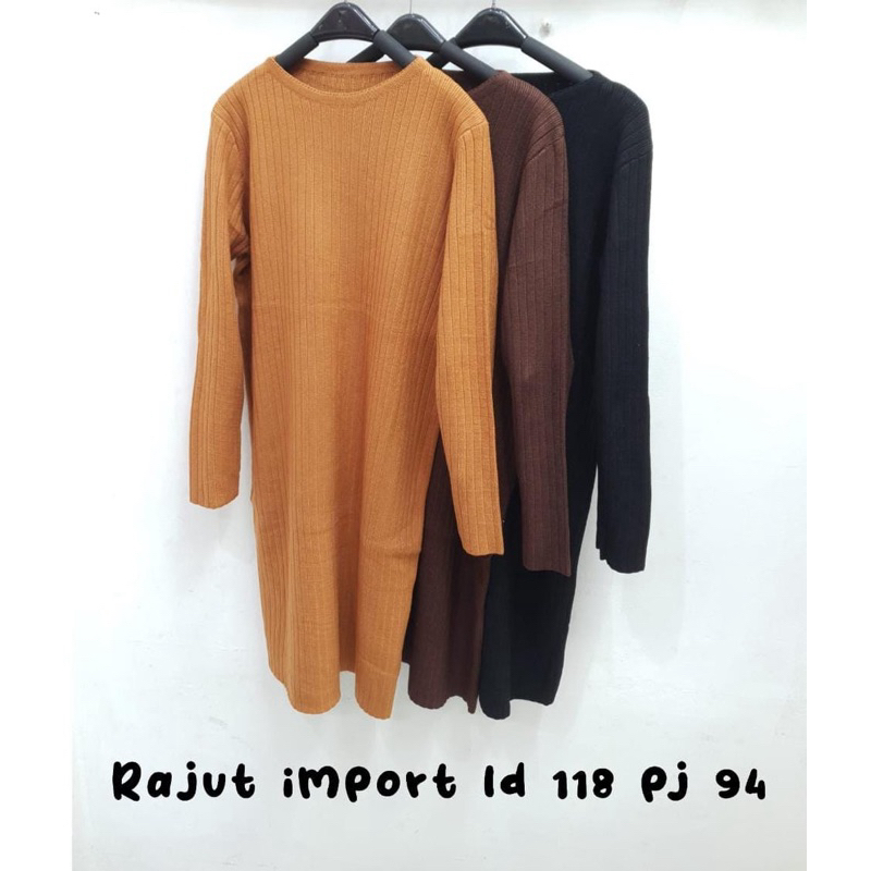 tunik rajut import premium bkk