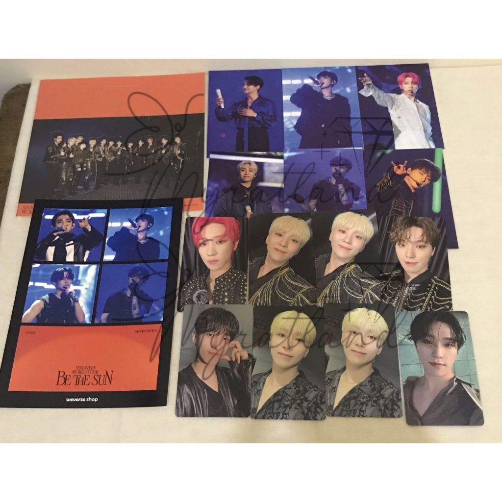 [READY STOCK] PHOTOCARD POSTER POB BE THE SUN DVD DIGICODE BETS CONCERT SEVENTEEN JOSHUA WONWOO MING