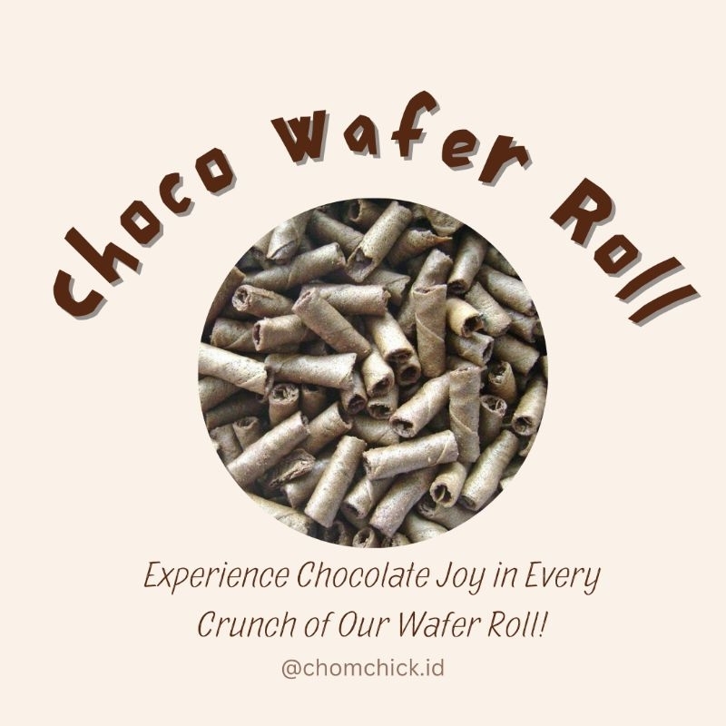

choco wafer roll 250gr