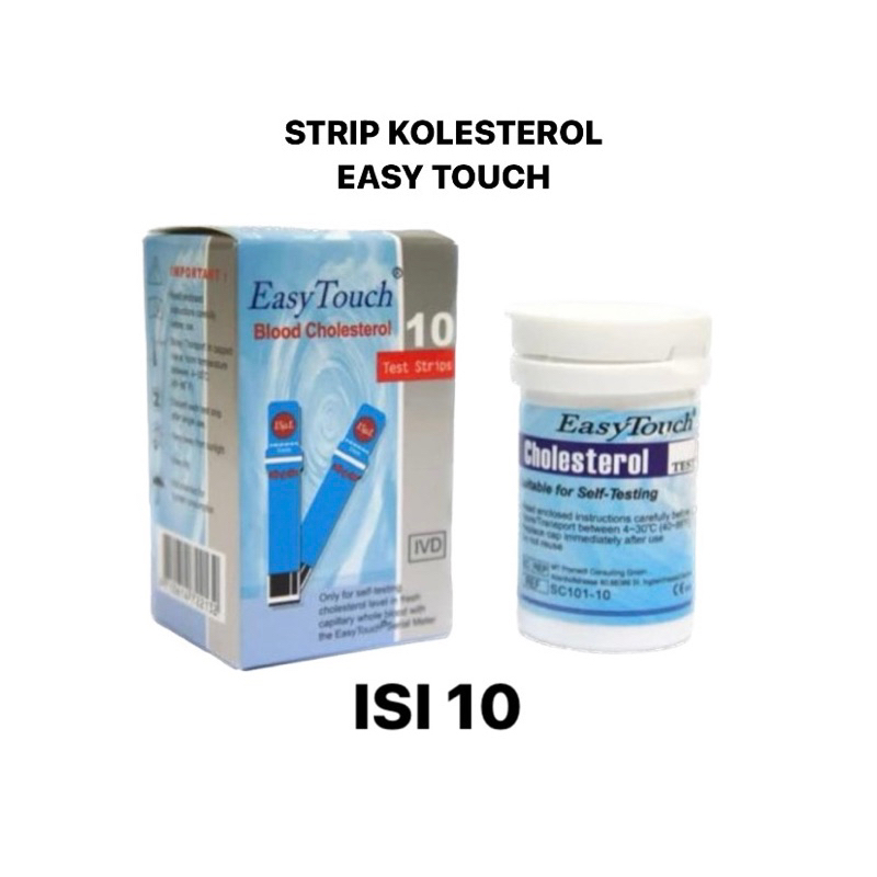 Easy touch strip test colesterol (strip kolesterol/strip refill)