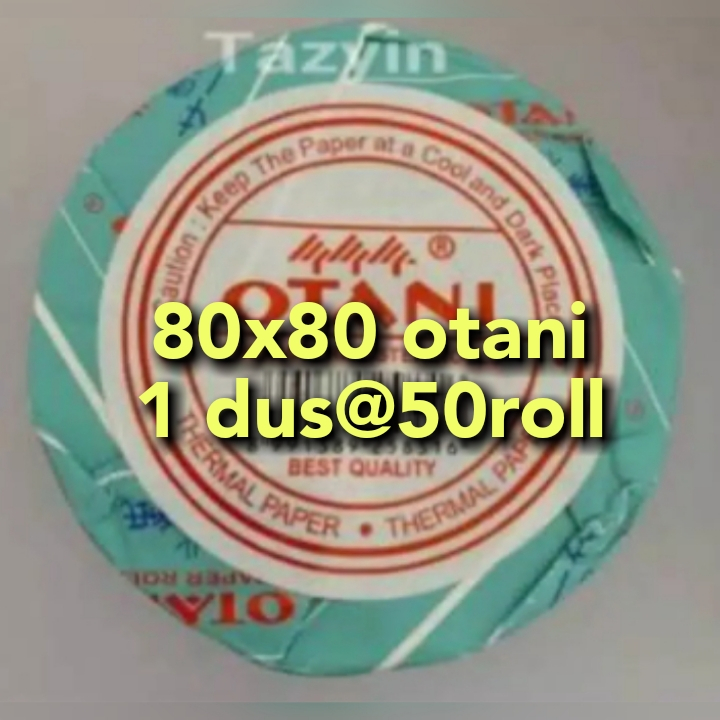 

50roll kertas thermal 80x80 mm