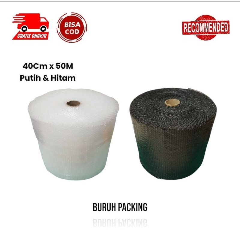 

BUBBLE WRAP UKURAN 40CM x 50 METER