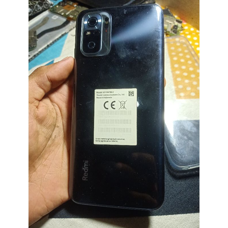 mesin redmi not 10s ram 6/128 mati total