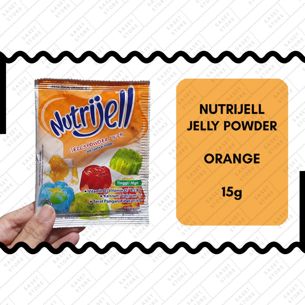 

Nutrijell Jeruk 15g Sachet Jeli Serbuk Instant Orange Jelly Powder