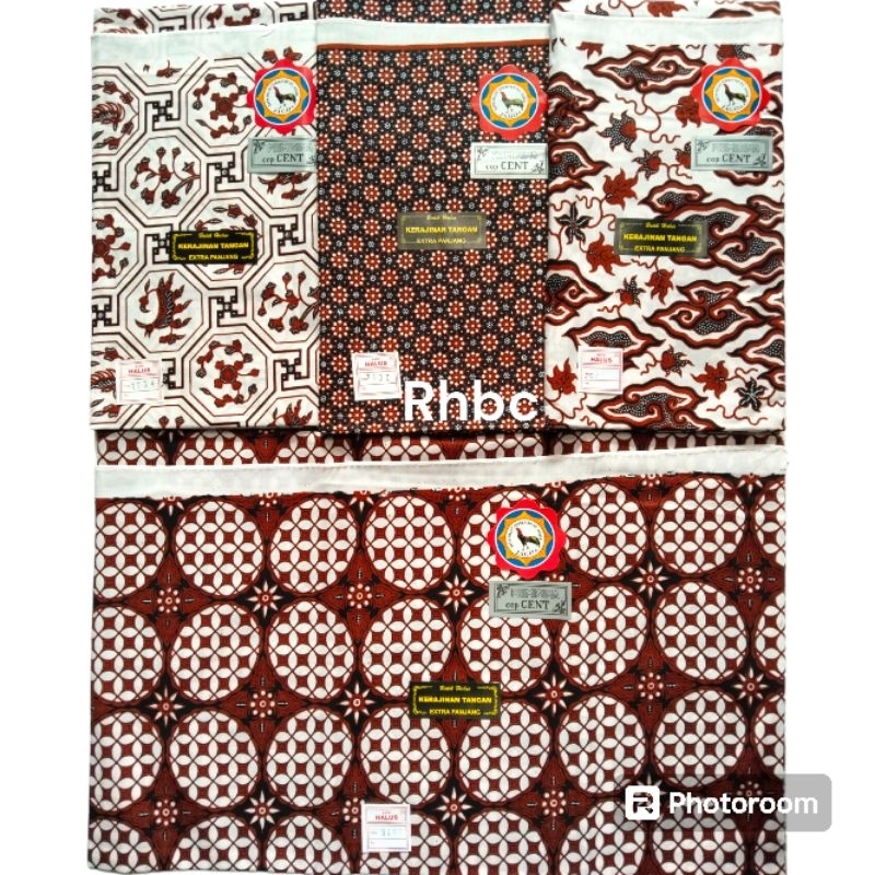 Kain Jarik Kebat Samping Panjang Cap Cent Batik Jago Warna Dasar Puith Katun Halus Tapih Ibu Melahir
