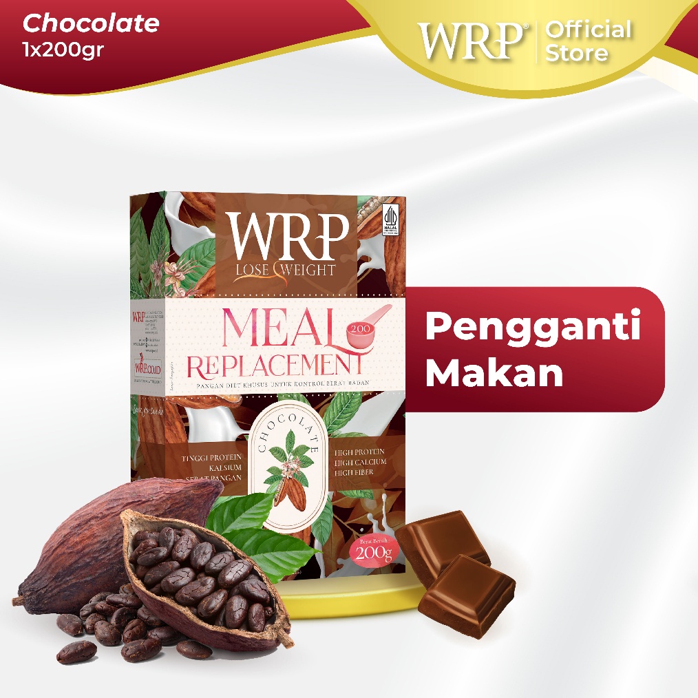 

Termurah WRP Meal Replacement Chocolate 2g Pengganti Makan