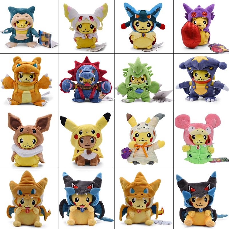 Boneka Pikachu Charizard 25-30cm Boneka Charizard Boneka Snorlax Boneka Rayqauza Boneka Pokemon NEW