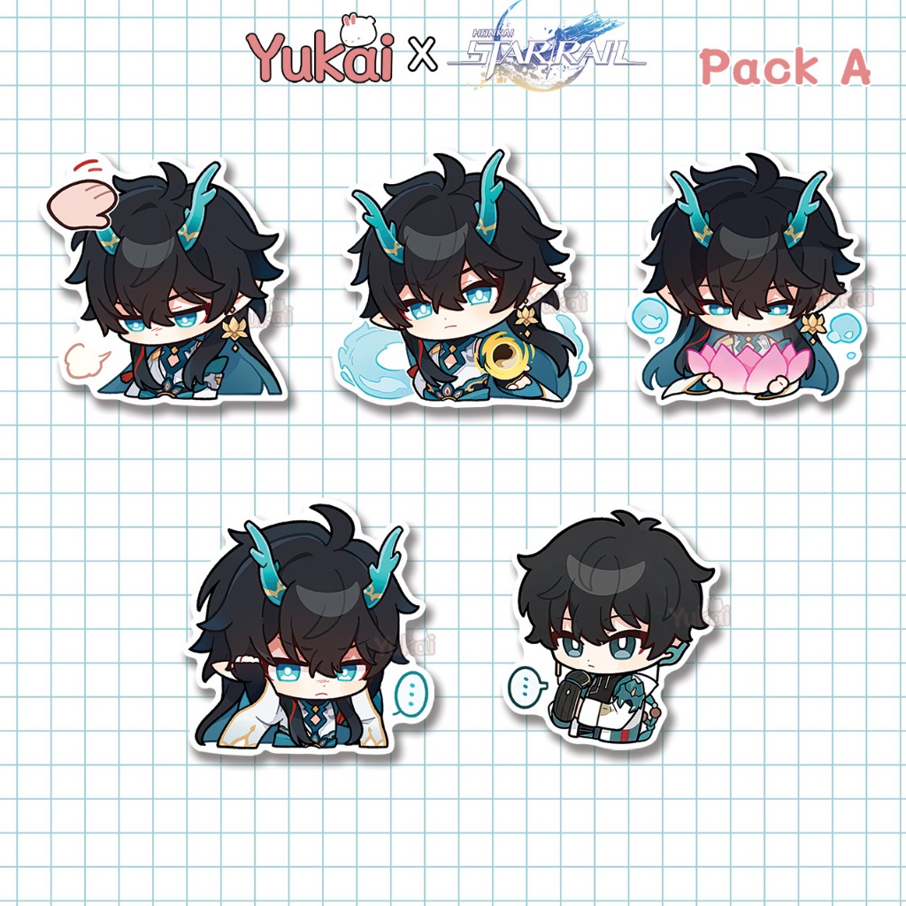 

Stiker Pack Dan Heng Honkai Star Rail (HSR) Premium, Sticker Anime Waterproof