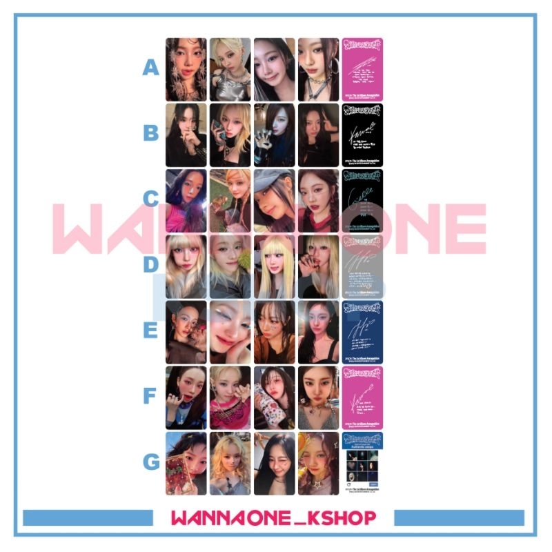 photocard Aespa Armageddon album