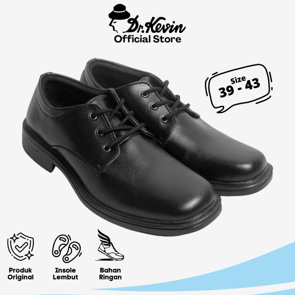 PROMO MURAH Dr Kevin Sepatu Pantofel Pria Men Dress  Business Formal Shoes 83127