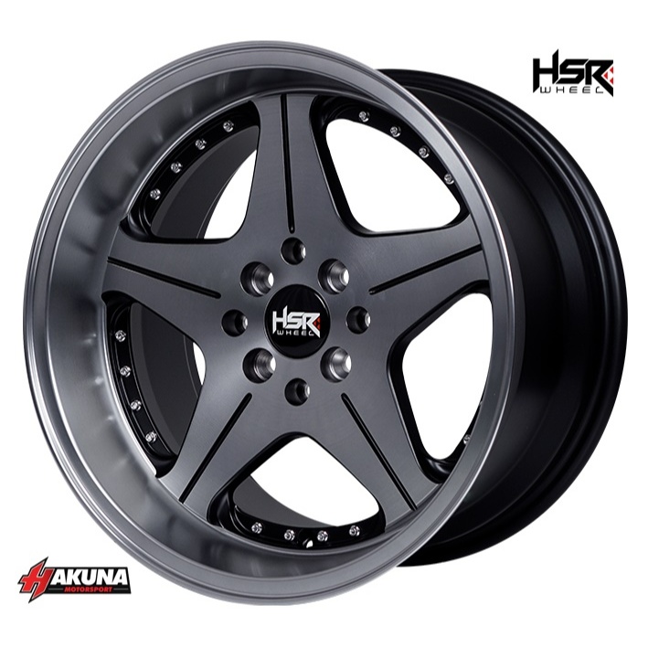 Velg Mobil Celong HSR ANAMBAS R16 Lebar Depan 7,5 Belakang 8,5 Lubang 4 Buat Brio,Yaris,Swift,Jazz,R