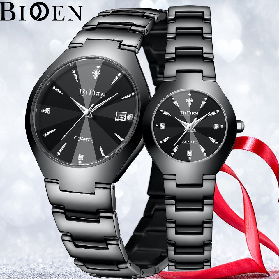 Best Seller BIDEN Jam tangan Couple Anti Air Mode Santai Kuarsa jam tangan pria jam tangan wanita