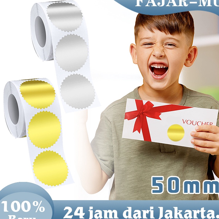 

Trendy Sticker Seal Untuk Emboss Stamp Sticker Emboss Stiker Logo Gold Emboss