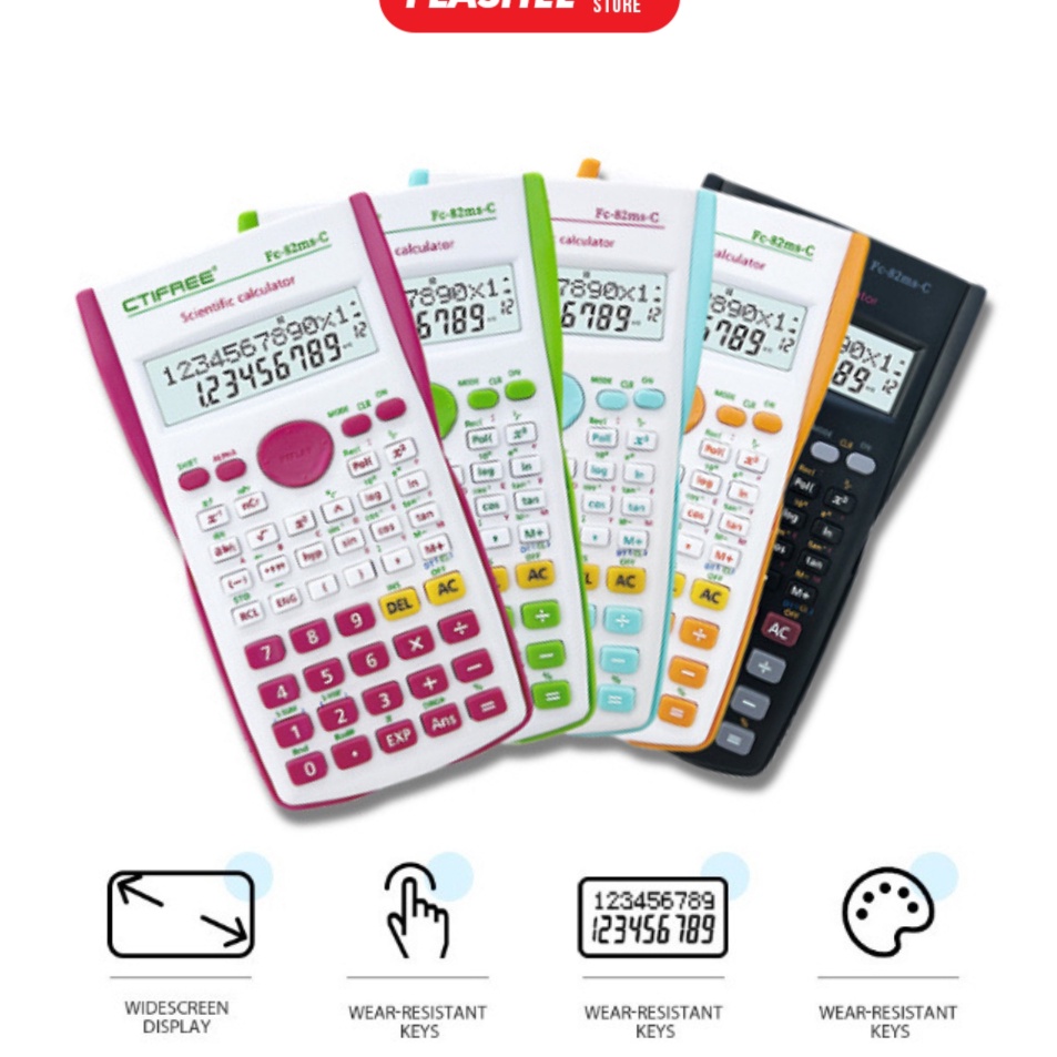 

Flashee Kalkulator Color Function 24 Kalkulator Sekolah Sin Cos Tan Calculator Scientific