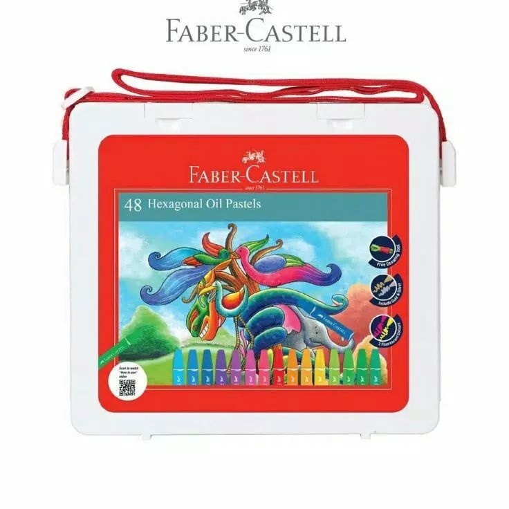 

Revolutionary Hexagonal Oil Pastel 48 Faber Castell crayon faber castell 48 warna