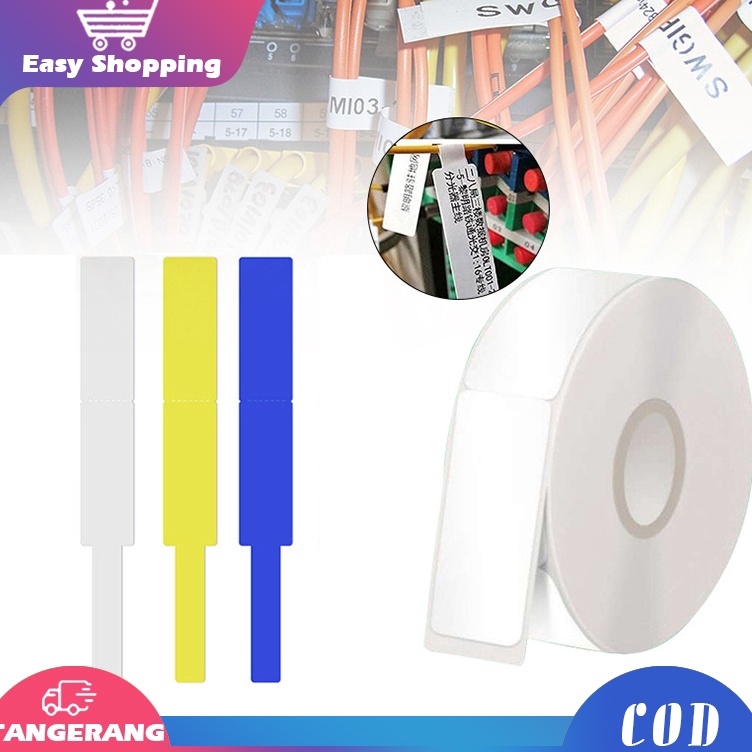 

Best Product 65pcs Thermal Cable Label Sticker Stiker Label Kabel Untuk Niimbot D11 D11