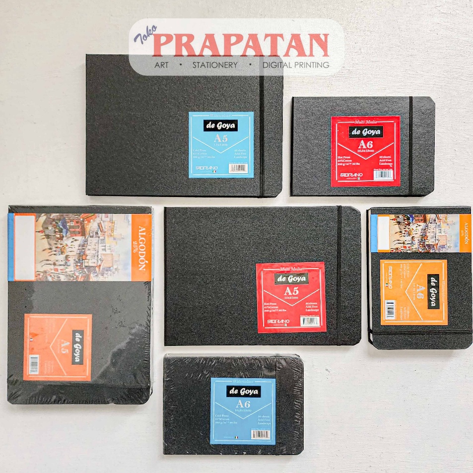 

De Goya Stitch Watercolor Book Buku Cat Air