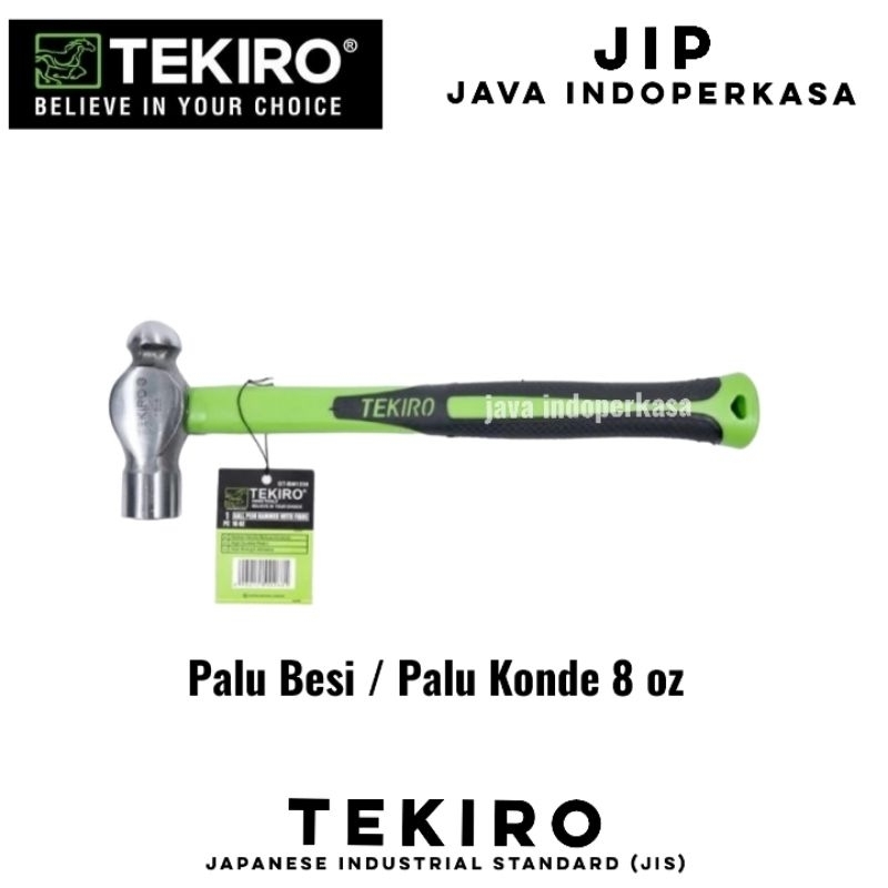 TEKIRO PALU KONDE 8 OZ PALU BESI GAGANG FIBER