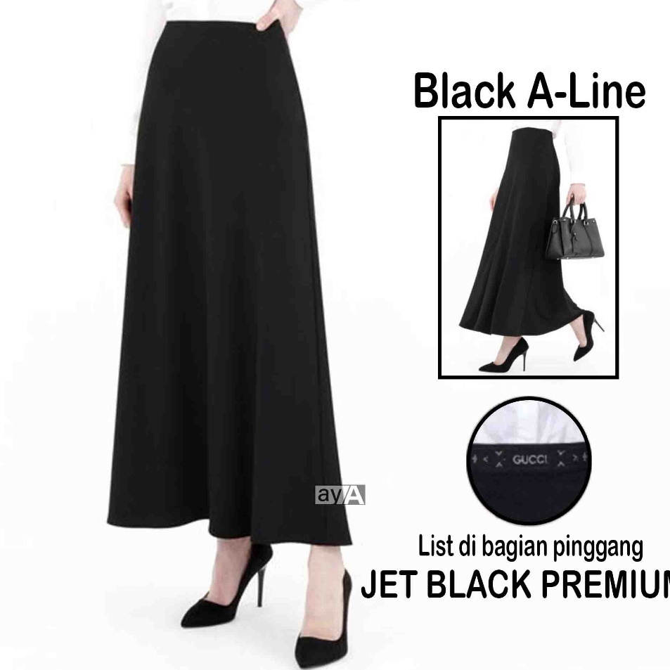 Rok Kerja Panjang  Rok Kantor  Rok Panjang Model A Premium