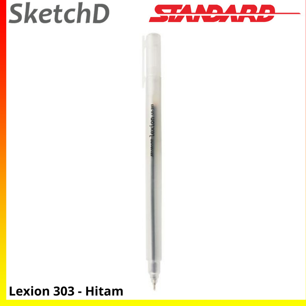 

Pena Standard Lexion 303 hitam - Pulpen Standard