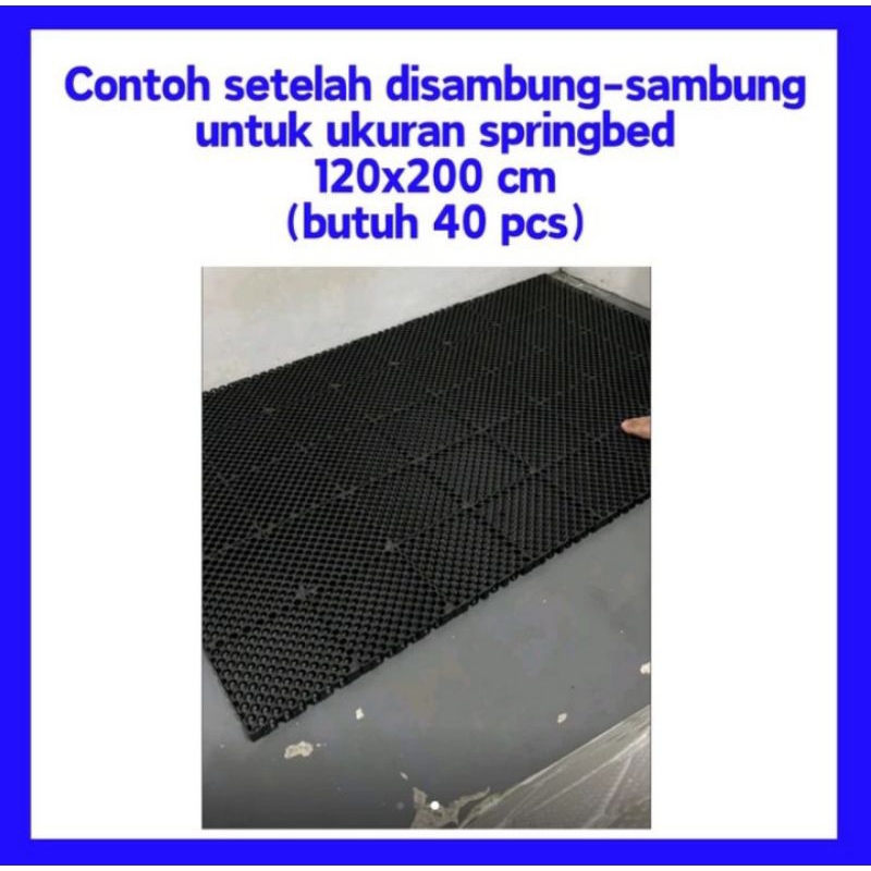 Simona.Co Dipan Plastik Tempat Tidur Alas Tatakan Kasur Springbed Pengganti Dipan Kayu Palet Plastik