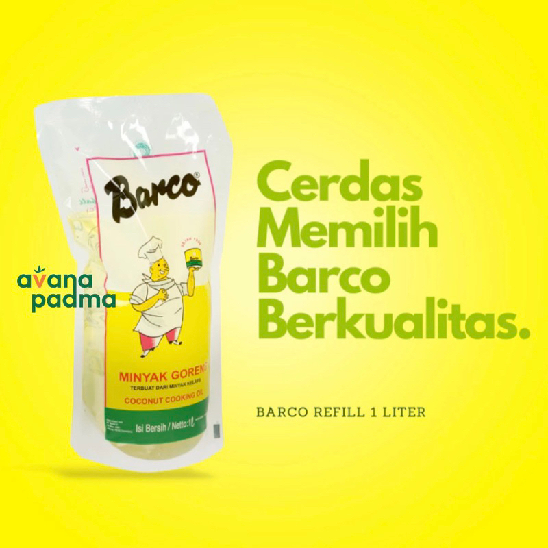 

Barco Minyak Goreng Coconut Oil Refill (1L)