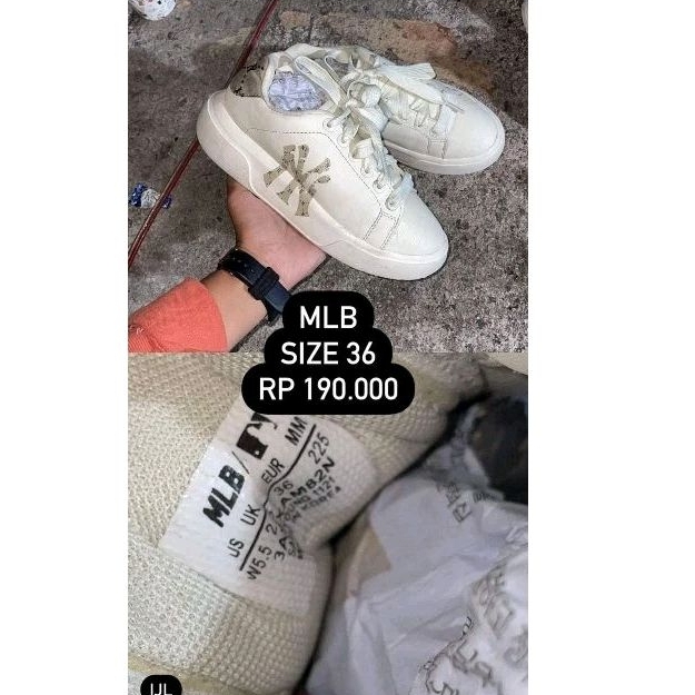sepatu mlb like new