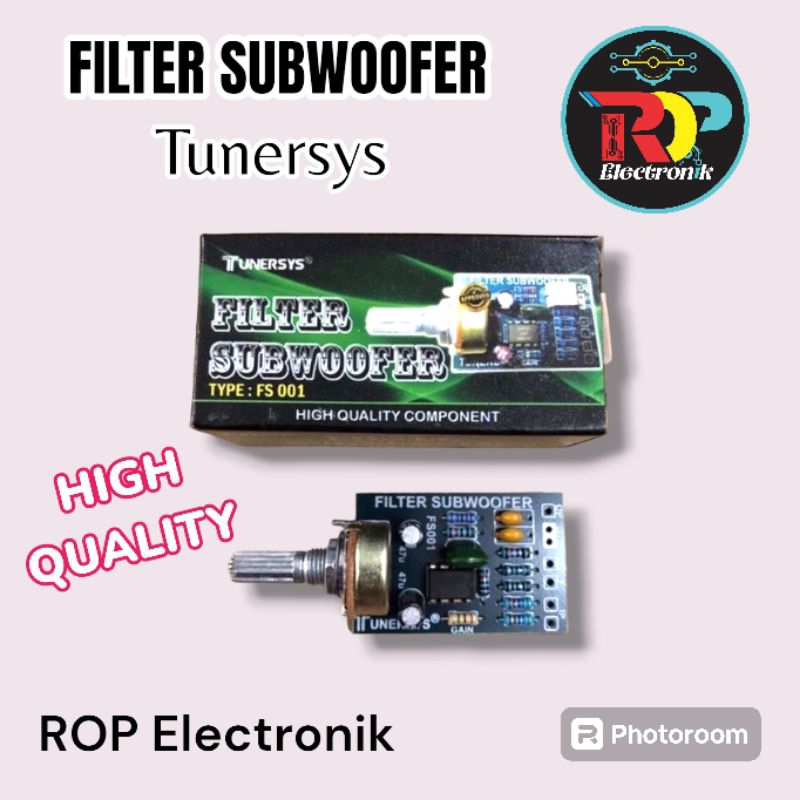 Kit Filter Subwoofer 1 Potensio Tunersys