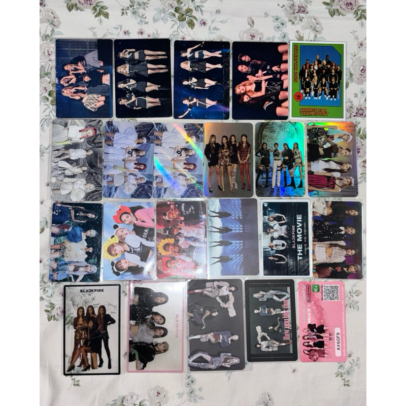 Blackpink Group Jisoo Jennie Rose Lisa Photocard pc Rare Limited Album (2)
