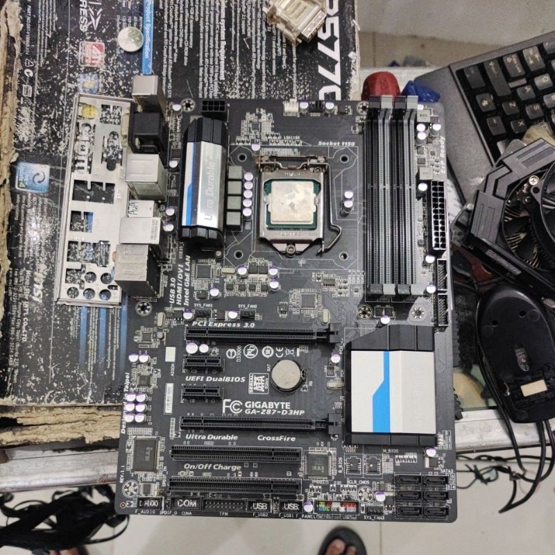 mainboard Gigabyte z87 ddr3 + procsesor core i5-4570 gen4