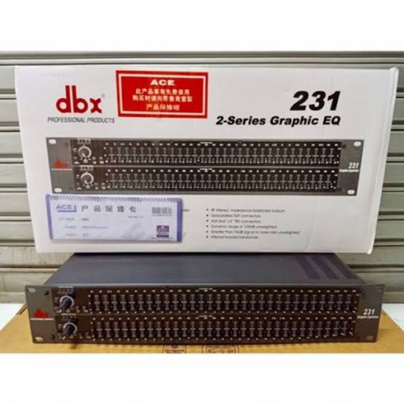 equalizer dbx 231 / dbx231  equaliser dbx 231