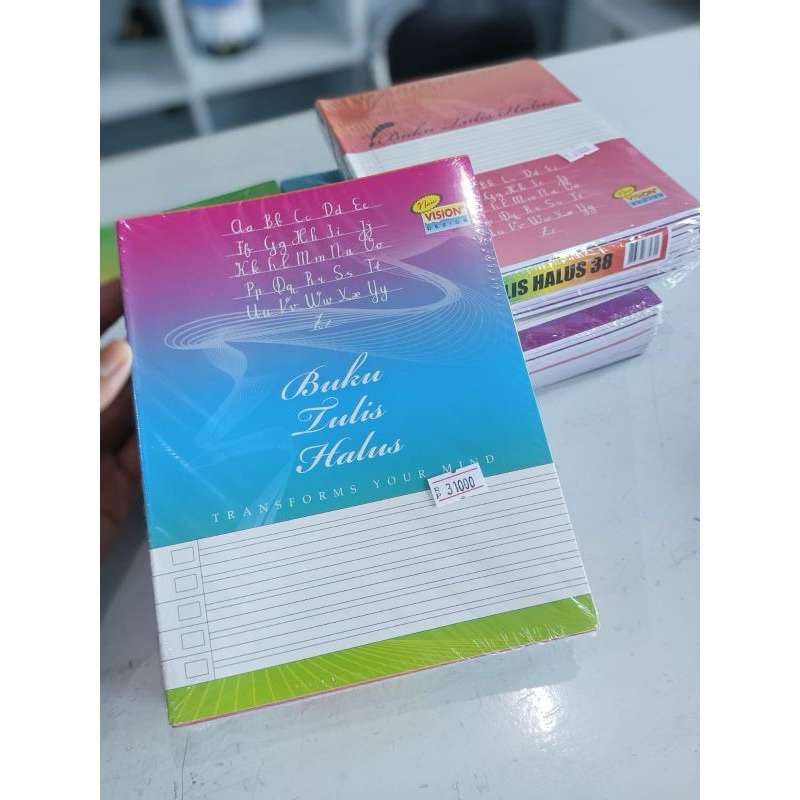 

BUKU HALUS ISI 38 LEMBAR // BUKU TULIS HALUS // BUKU HALUS VISION ISI 38 LEMBAR