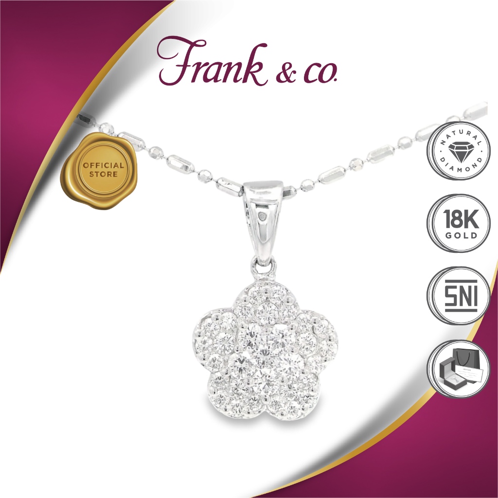 Frank & co. Pendant Flower Diamond