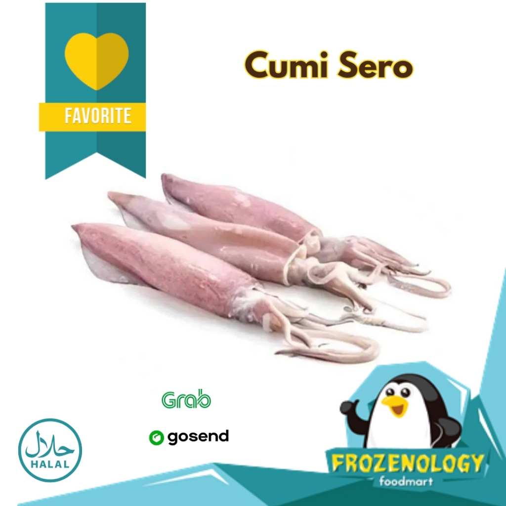 

Cumi Sero Utuh Seafood Frozen Fresh Premium Quality