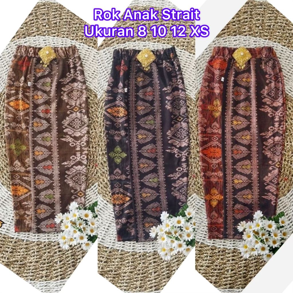 Rok Anak Bawahan Kebaya Anak Kamen Anak2 Muscrep Strait Kamen Moscref Anak Stretch Kamen Jadi Bali A