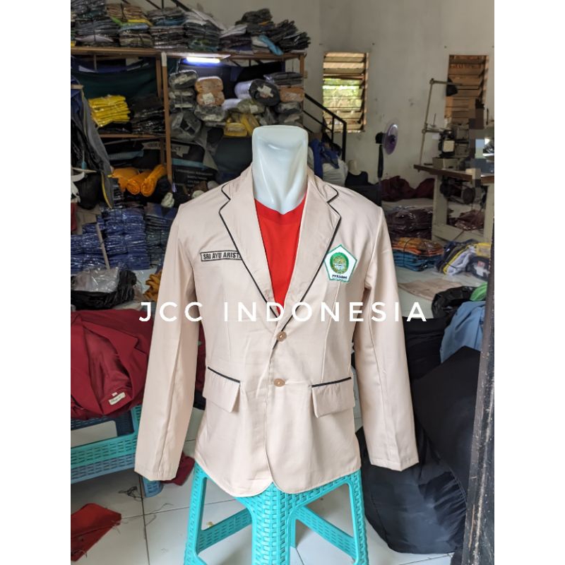 JAS ALMAMATER LIS DADA BORDIR 2 SISI JAS OSIS JAS MPK JAS KOMUNITAS JAS PONPES JAS POLOS