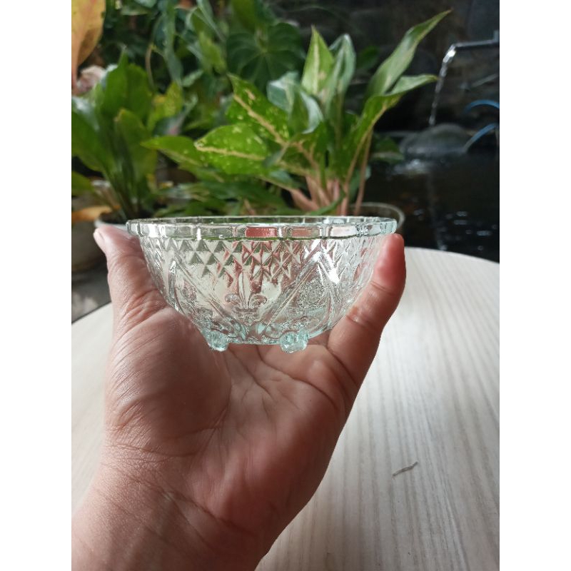 Souvenir Mangkok Kaca Mangkok Kaca Motif