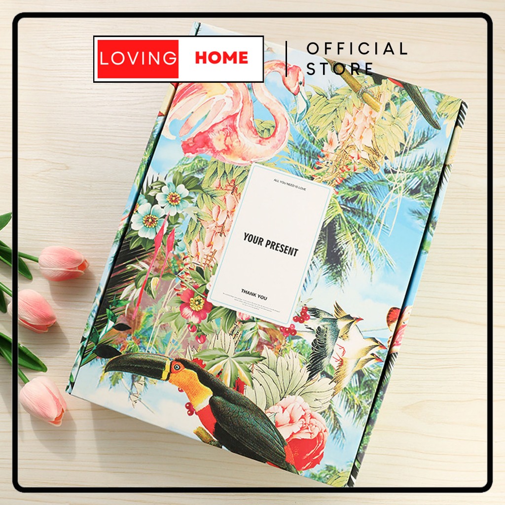

LOVING HOME - Box Gift Dus Kotak Hampers Tebal Jumbo Flaminggo Kotak Kado Hadiah Sovenir