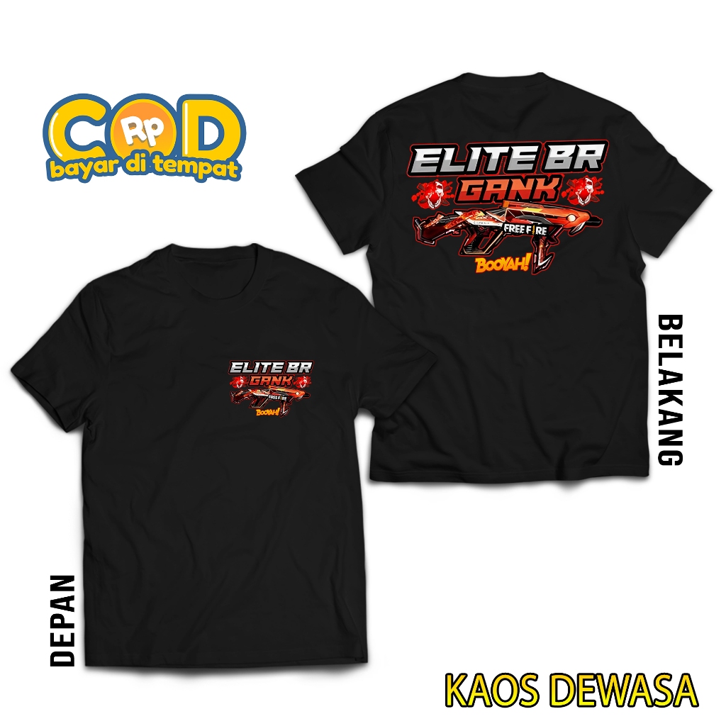Hosin Shop - Baju FF - Baju Free Fire - Elite CEES BR Cobra - Versi MPCobra - Baju Distro - Baju Fre