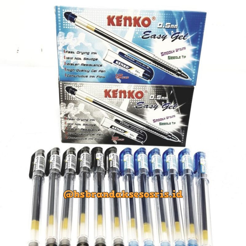 

PULPEN KENKO GEL KE-16 POLKADOT 0,5MM / PULPEN KENKO EASY GEL 0,5MM / PEN KENKO GEL / PENA KENKO HITAM BIRU / KENKO BALLPOINT / KPD652075