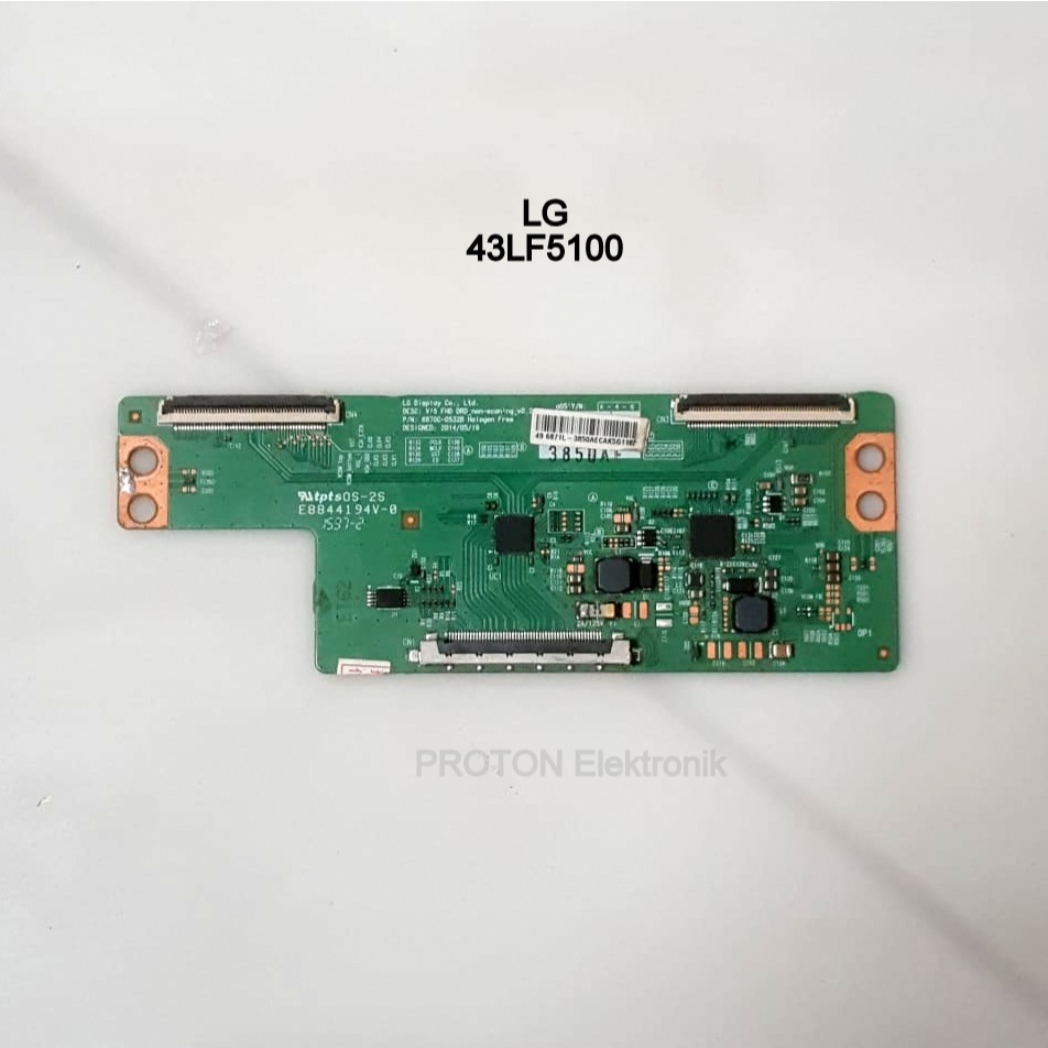 Tcon panel LED TV LG 43LF5100 49LF510T 49LF540T 49LJ510T 49LJ510T-TA Polytron 43TV866 43S863 Tikon T