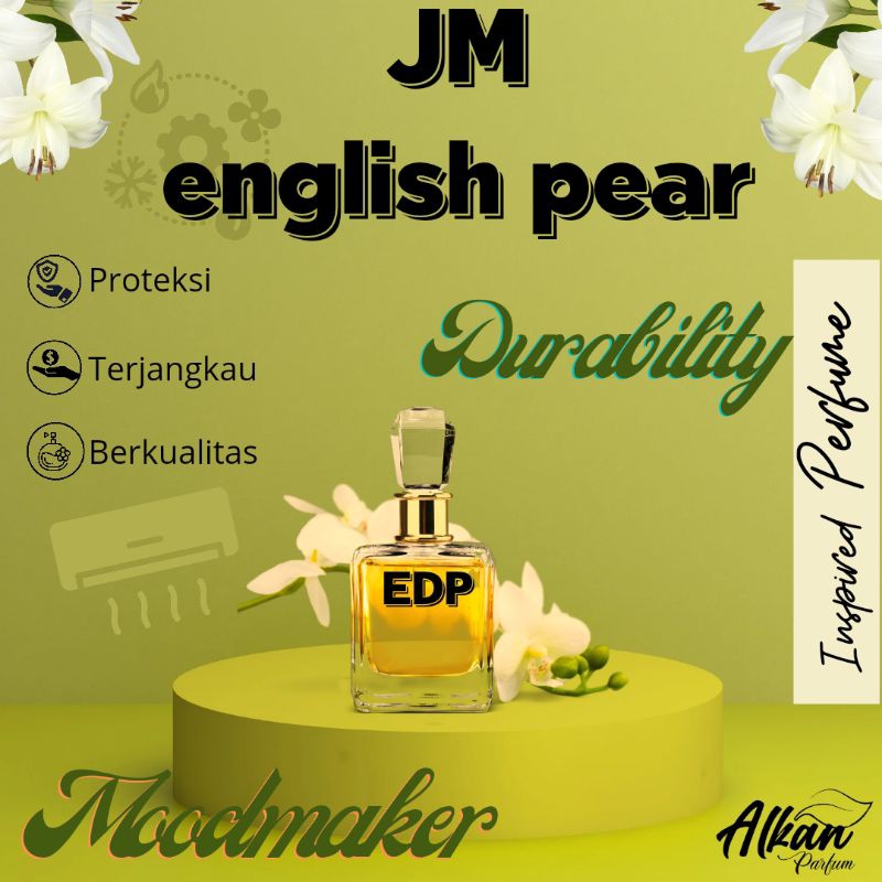 parfum murah searah dengan JO MALONE ENGLISH PEAR BY ALKAN PARFUM, KEMASAN BOTOL 30ML DAN BOTOL 50ML