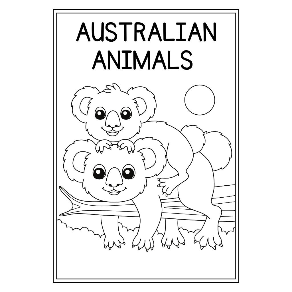 

MEWARNAI / COLORING / KERTAS GAMBAR / AUSTRALIAN ALIMALS